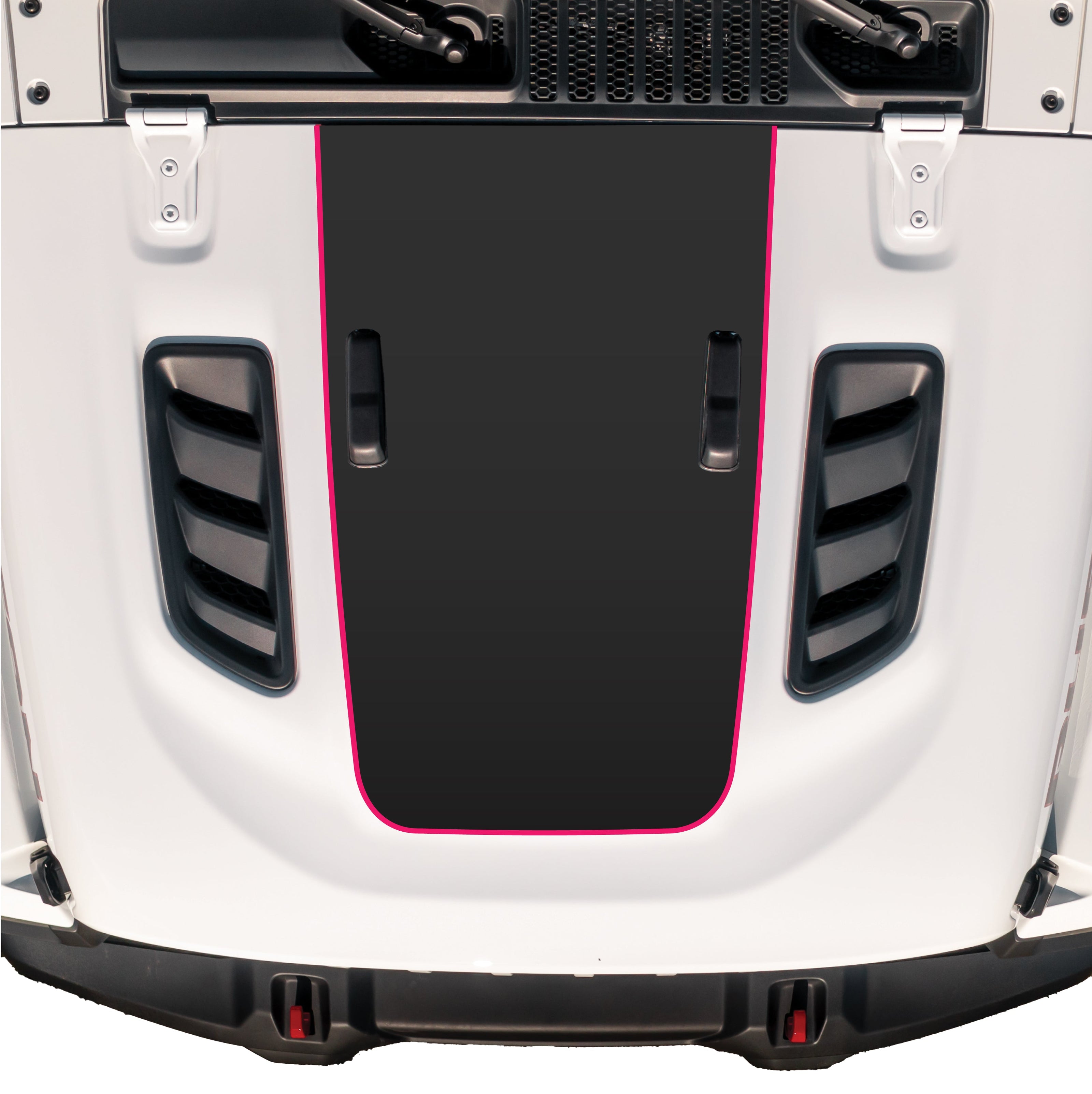 Hood Graphic for RUBICON | Matte Black - fits Wrangler JL & Gladiator JT