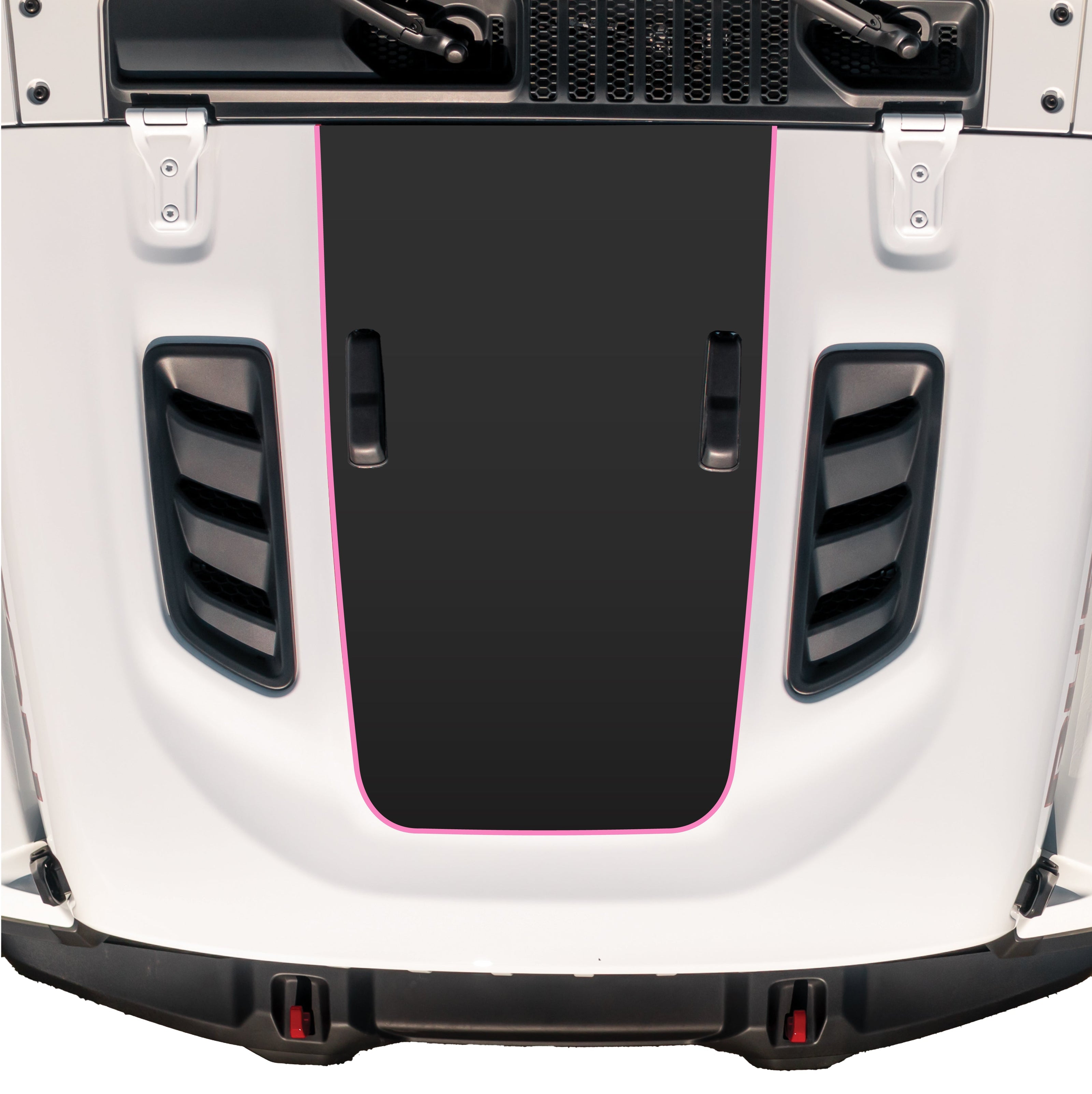 Hood Graphic for RUBICON | Matte Black - fits Wrangler JL & Gladiator JT