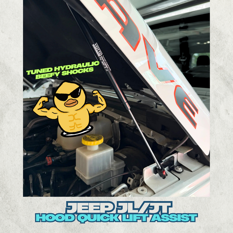 Beefy Hydraulic Hood QuickLift for JL & JT