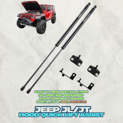 Beefy Hydraulic Hood QuickLift for JL & JT