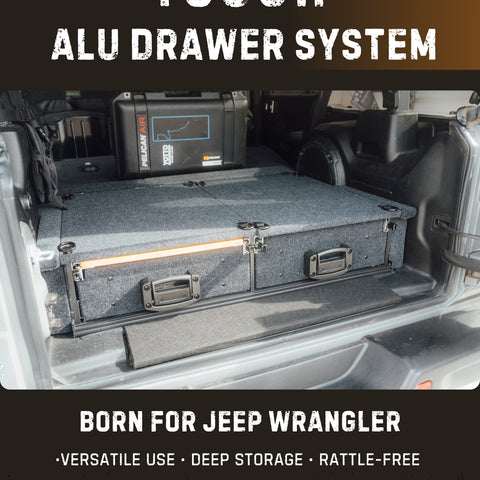 Tough Alu Drawer 2.0 Born for Jeep Wrangler JL w/ Slide-Out Table System