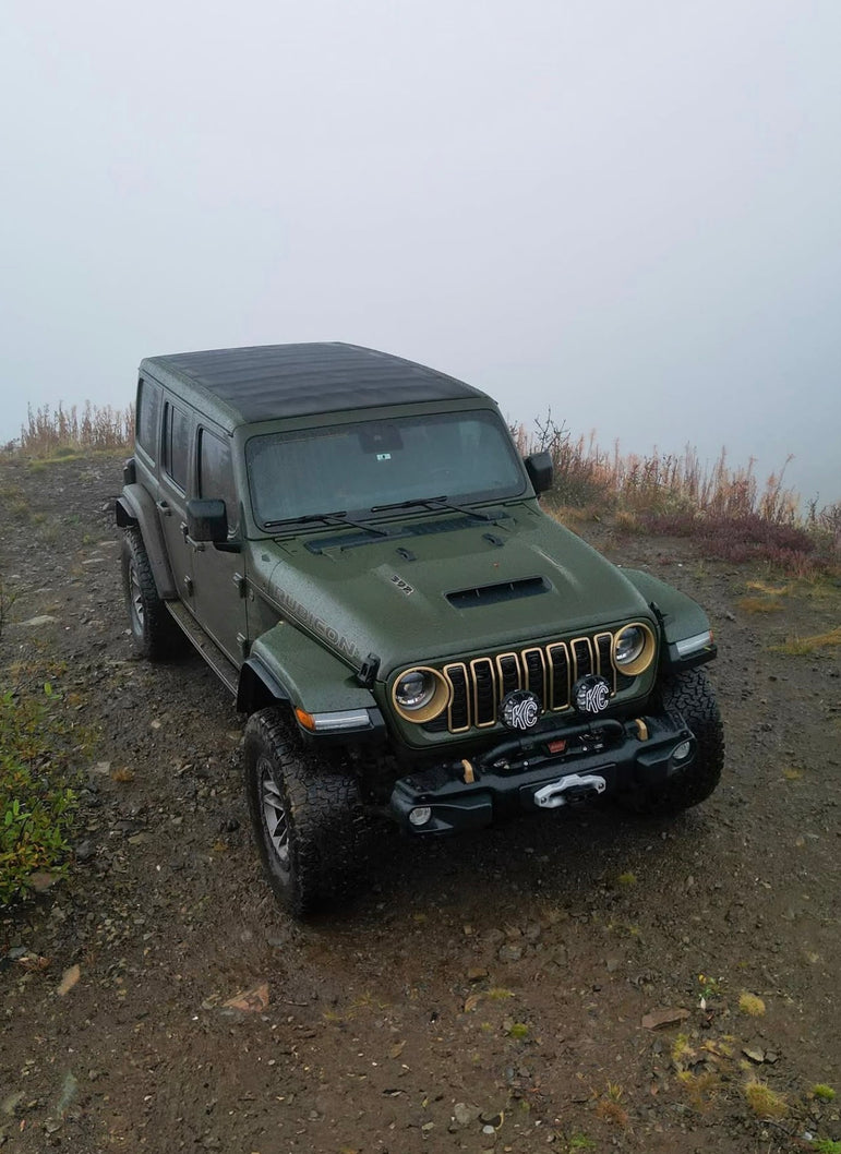 Custom Paint Matched Front Grille – Refreshed Style fits Jeep Wrangler JL/ Gladiator JT