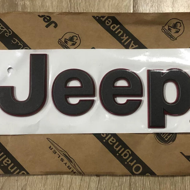 "Jeep" JL JT Fender Emblem - Chrome Delete