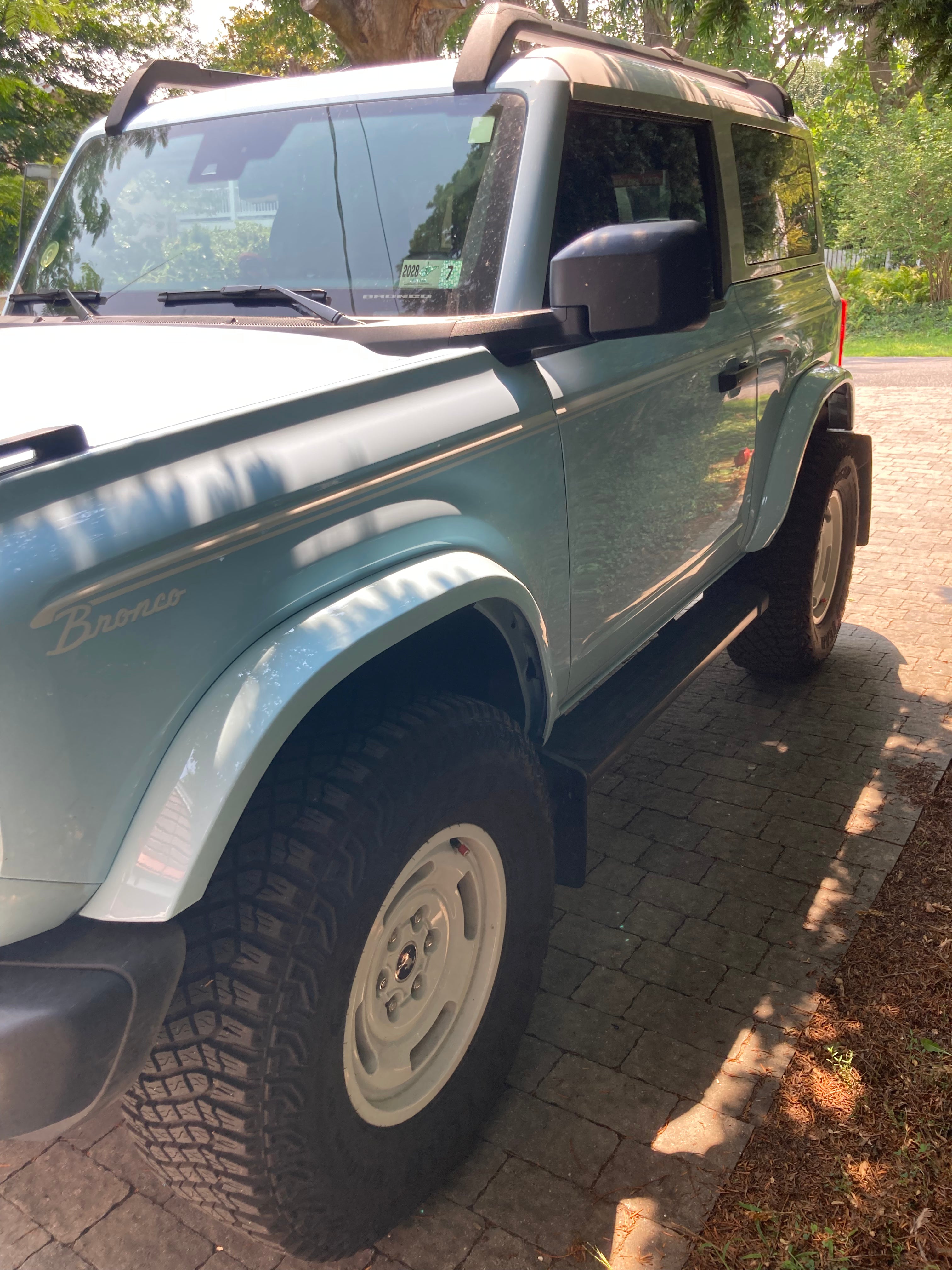 Square-Top Fender Flares *Color Matched | Ford Bronco Heritage/Everglades 2021–2026