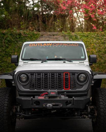 Fully Raptorized 24 Front Grille for 2024 Wrangler JL & Gladiator JT