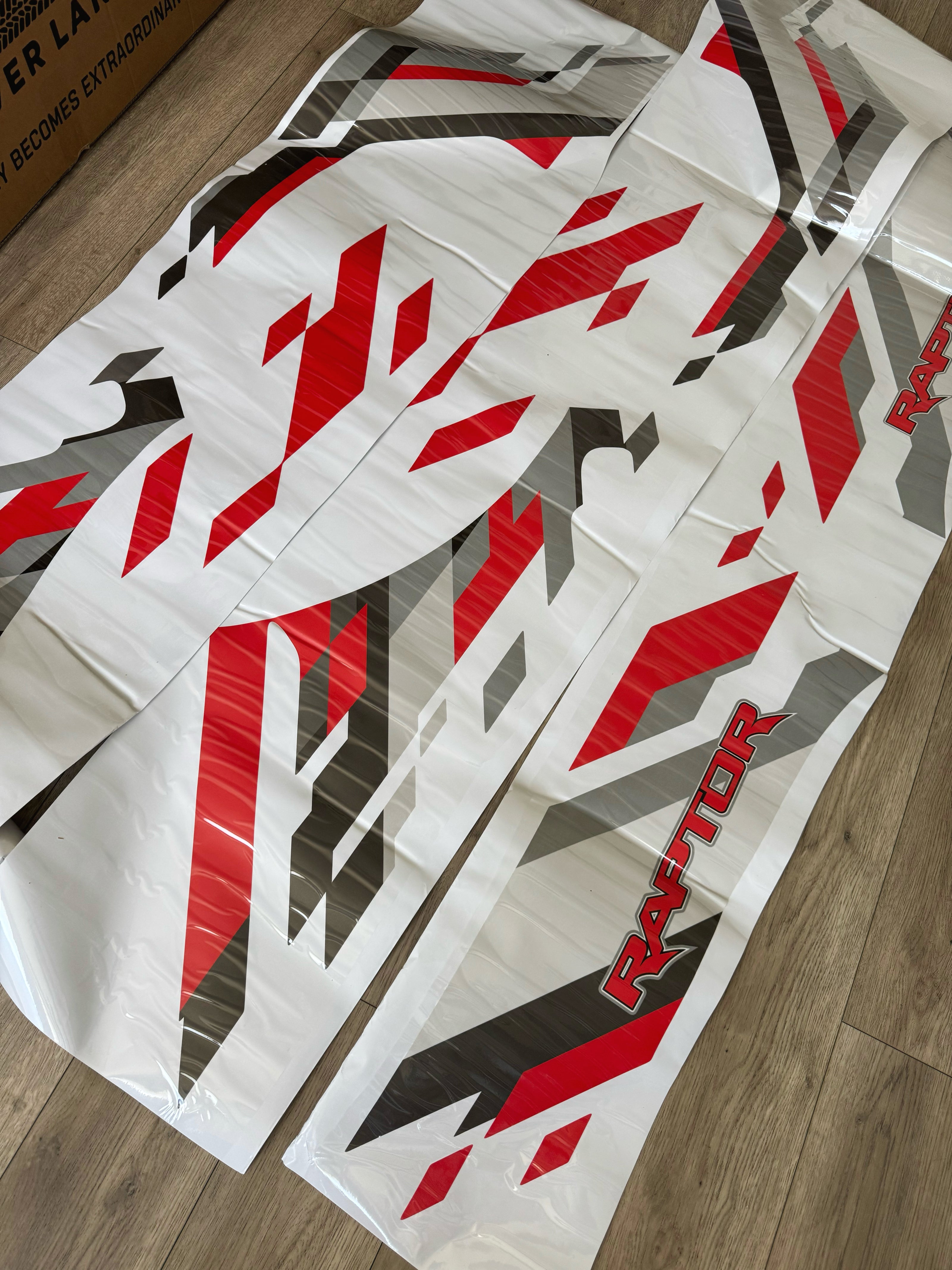 Bronco Raptor Decals - Full Body 3 Panels