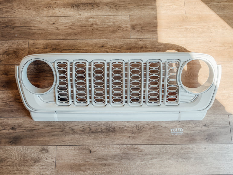 Whiteout or AnyColor Painted Grille – Newer Style Upgrade fits Wrangler JL/ GladiatorJT