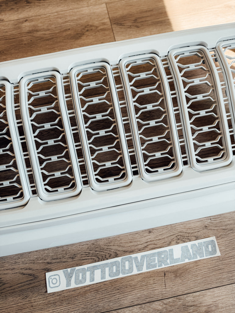 Whiteout or AnyColor Painted Grille – Newer Style Upgrade fits Wrangler JL/ GladiatorJT