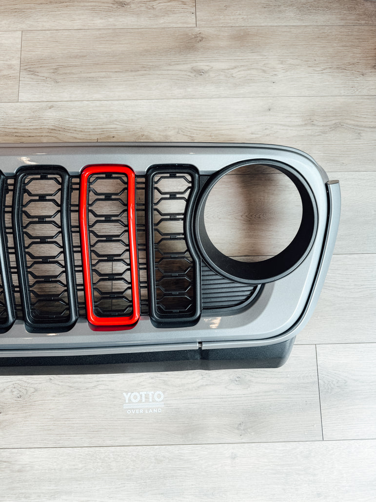 Custom Painted Front Grille – Refreshed Style fits Wrangler JL/ GladiatorJT