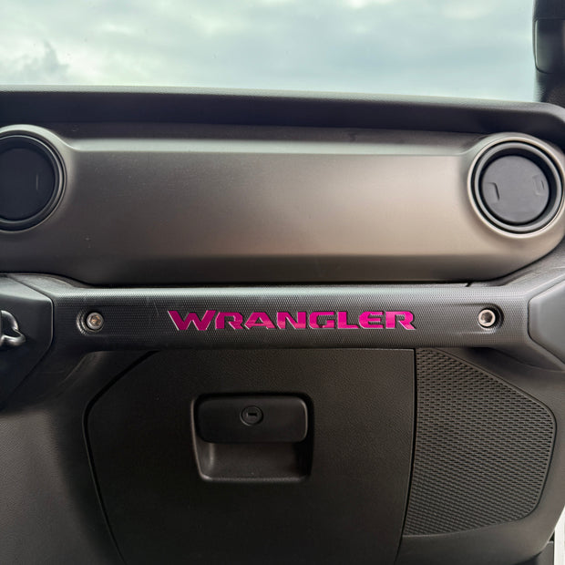 WRANGLER Grab Bar Inlay Decal | Fits Wrangler JL