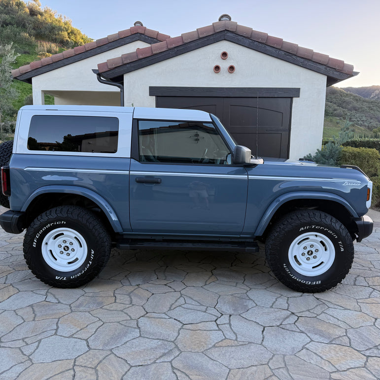 Square-Top Fender Flares *Color Matched | Ford Bronco Heritage/Everglades 2021–2026