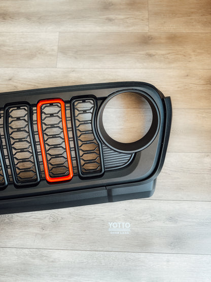 Fully Raptorized 24 Front Grille for 2024 Wrangler JL & Gladiator JT