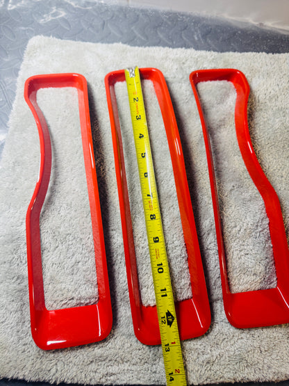 Pumpkin Orange Grille Inserts for 18-23 Wrangler JL Gladiator JT *Halloween Special