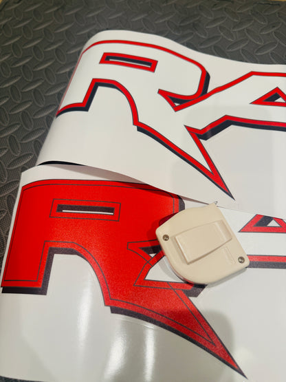 2024 F-150 Raptor R Bedside Decal Set of 2 - LETTER ONLY