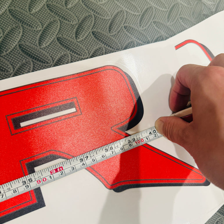 2024 F-150 Raptor R Bedside Decal Set of 2 - LETTER ONLY