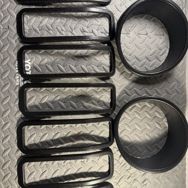 Blackout Insert Covers fits JL/JT 24+ Grille * Silver Delete