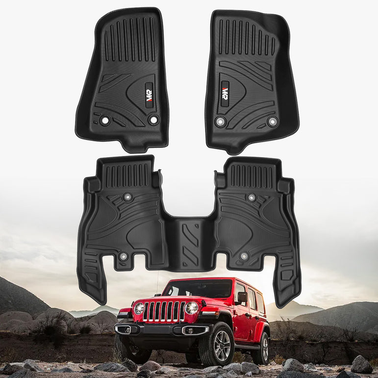 Jeep Wrangler JL /Gladiator JT Floor Mats All-Trails Protection