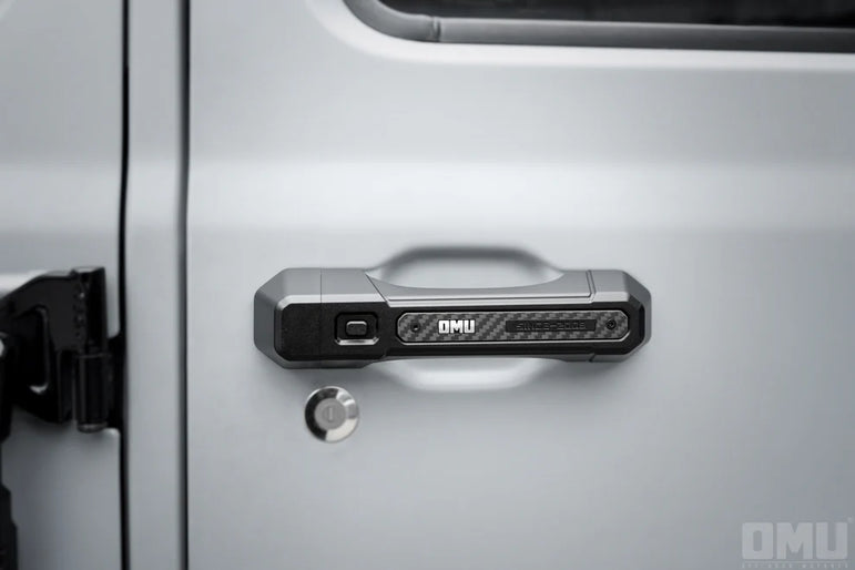 OMU Carbon Fiber Door Handle Cover 4/2 Doors For Jeep Wrangler JL / JT