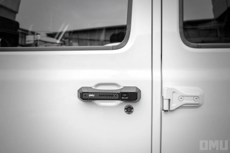OMU Carbon Fiber Door Handle Cover 4/2 Doors For Jeep Wrangler JL / JT