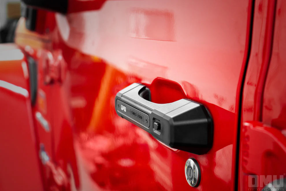 OMU Carbon Fiber Door Handle Cover 4/2 Doors For Jeep Wrangler JL / JT