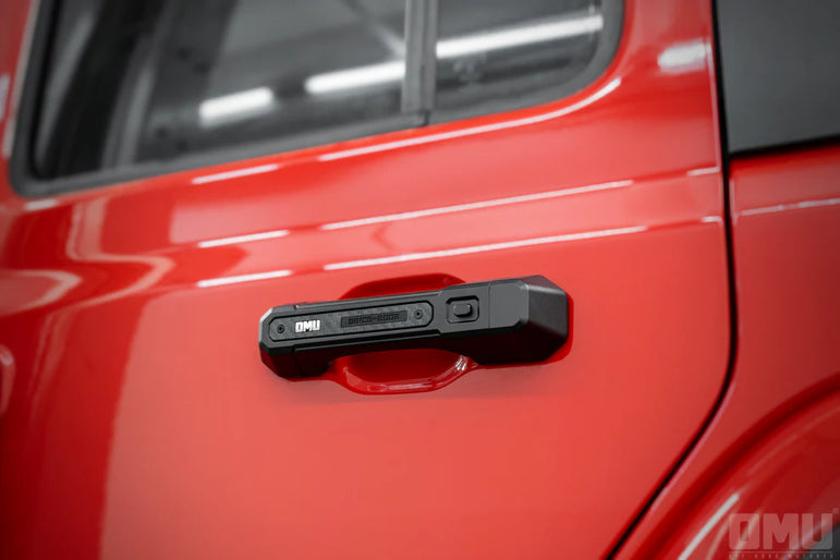 OMU Carbon Fiber Door Handle Cover 4/2 Doors For Jeep Wrangler JL / JT