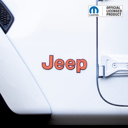 JEEP Wrangler Emblem Decal Set – Custom Color | Fits YJ, TJ, JK, JL Wrangler