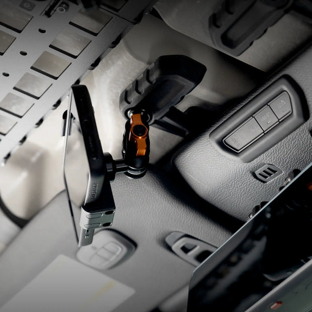 LINK™ Freedom Panel Mount With Qi2/MagSafe Charging and Cooling Phone Holder | 2" Arm |  2018+ Jeep Wrangler JL, 2020+ Gladiator, and 2021+ Wrangler 4xe