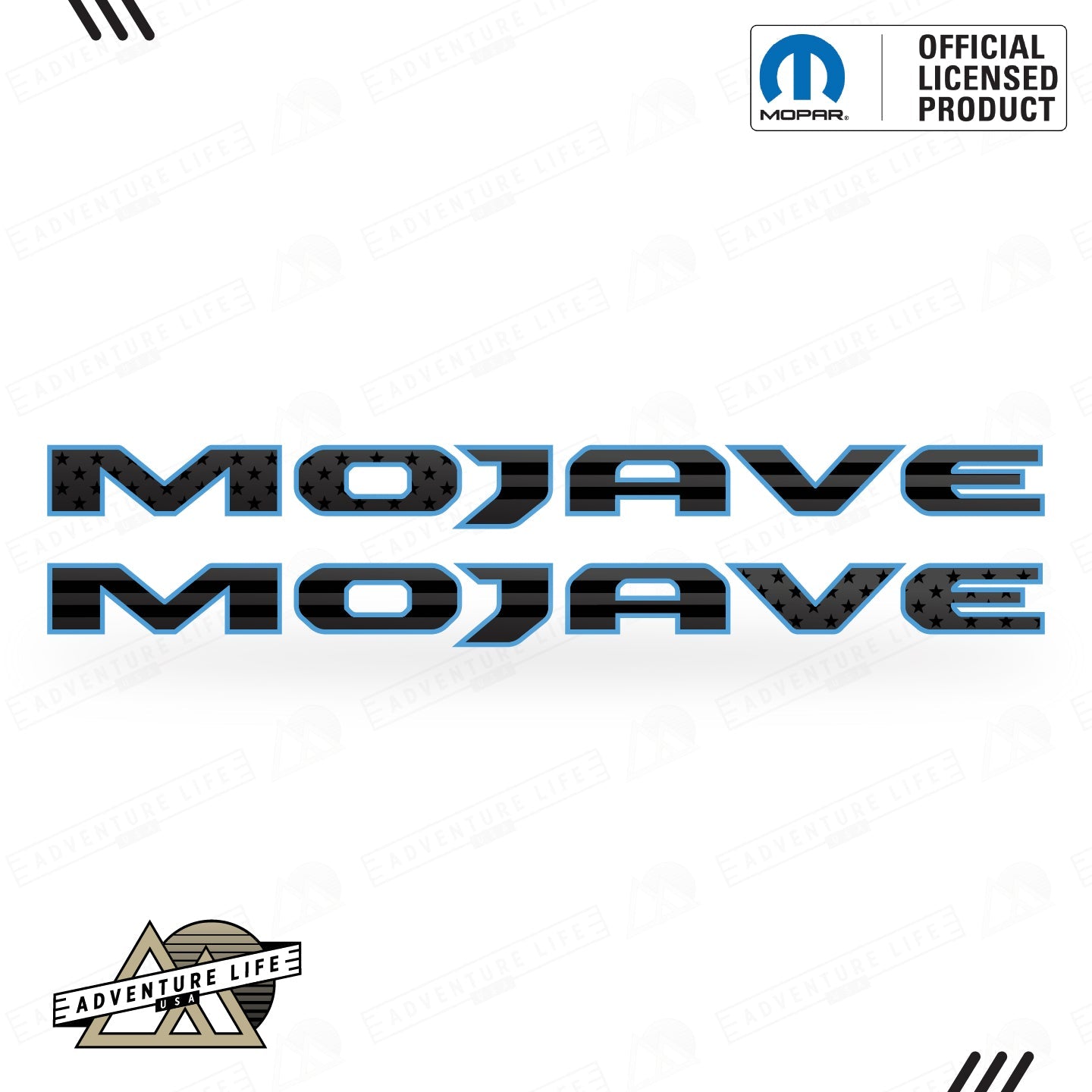 MOJAVE Hood Lettering | Set of 2