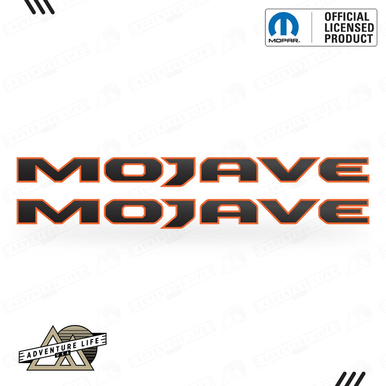 MOJAVE Hood Lettering | Set of 2
