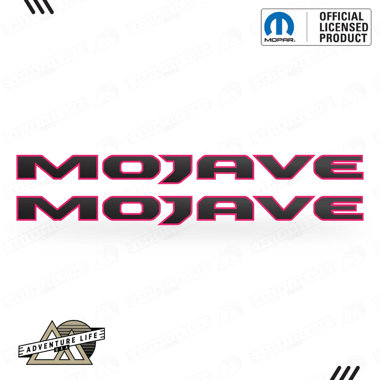 MOJAVE Hood Lettering | Set of 2