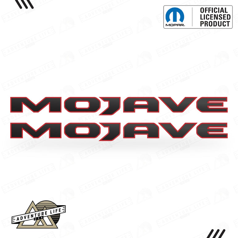 MOJAVE Hood Lettering | Set of 2