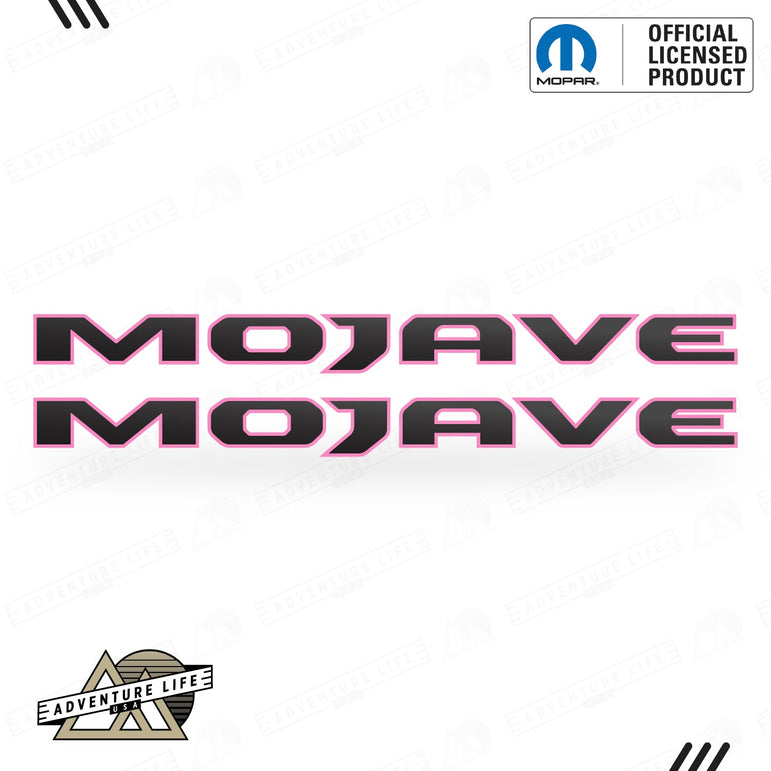 MOJAVE Hood Lettering | Set of 2