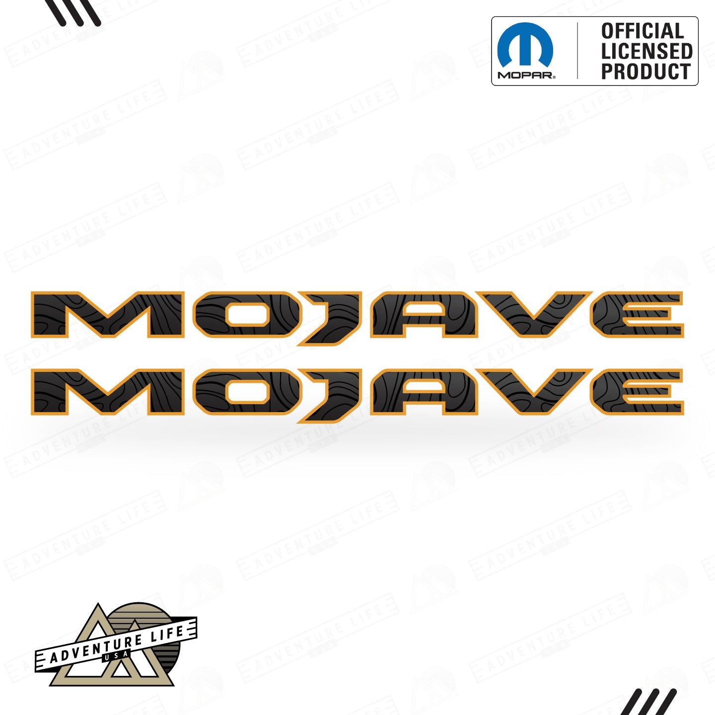 MOJAVE Hood Lettering | Set of 2