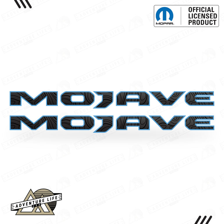 MOJAVE Hood Lettering | Set of 2