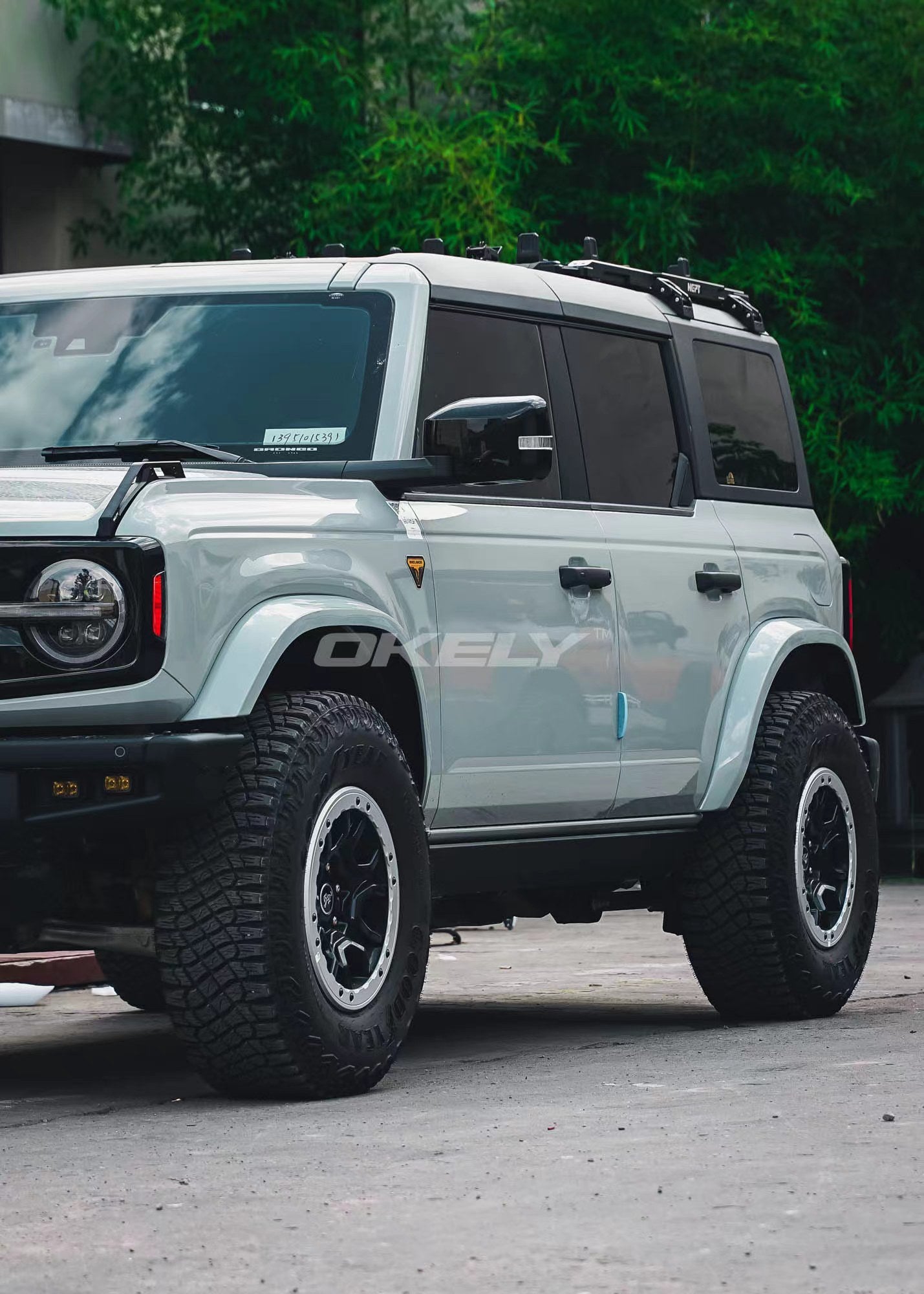 Slim Square-Top Fender Flares *Color Matched | Ford Bronco 2021–2025