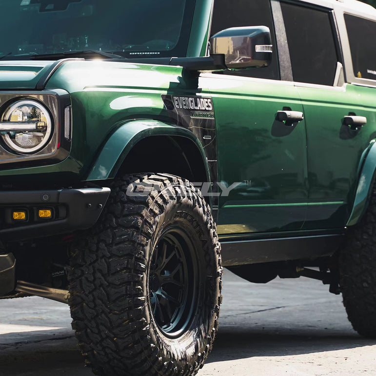 Square-Top Fender Flares *Color Matched | Ford Bronco Heritage/Everglades 2021–2026