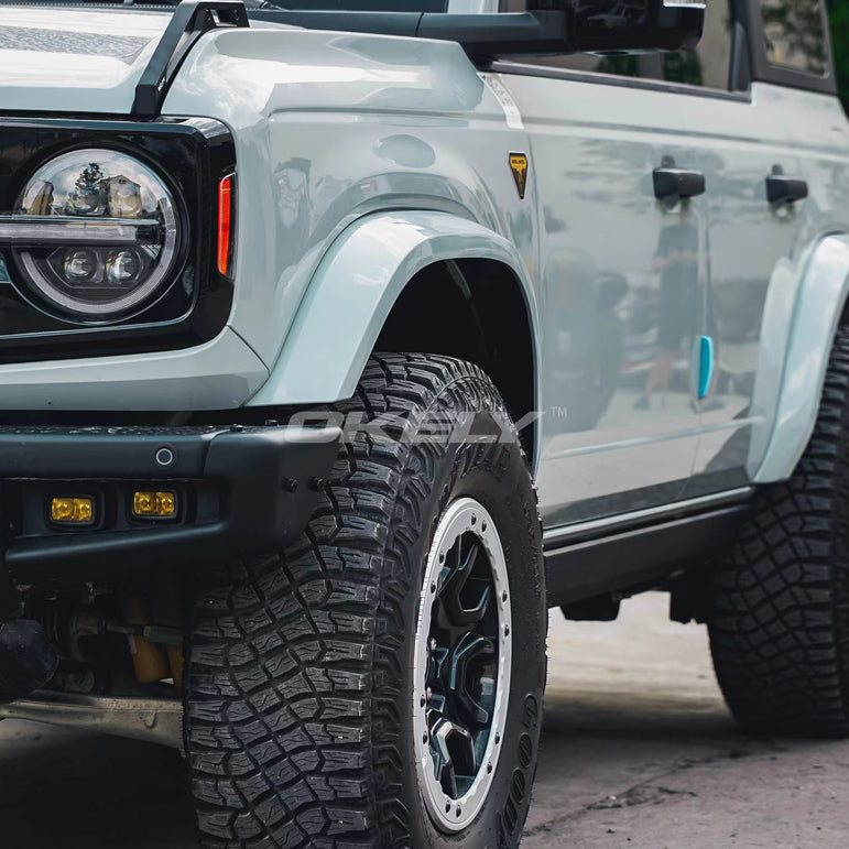 Square-Top Fender Flares *Color Matched | Ford Bronco Heritage/Everglades 2021–2026