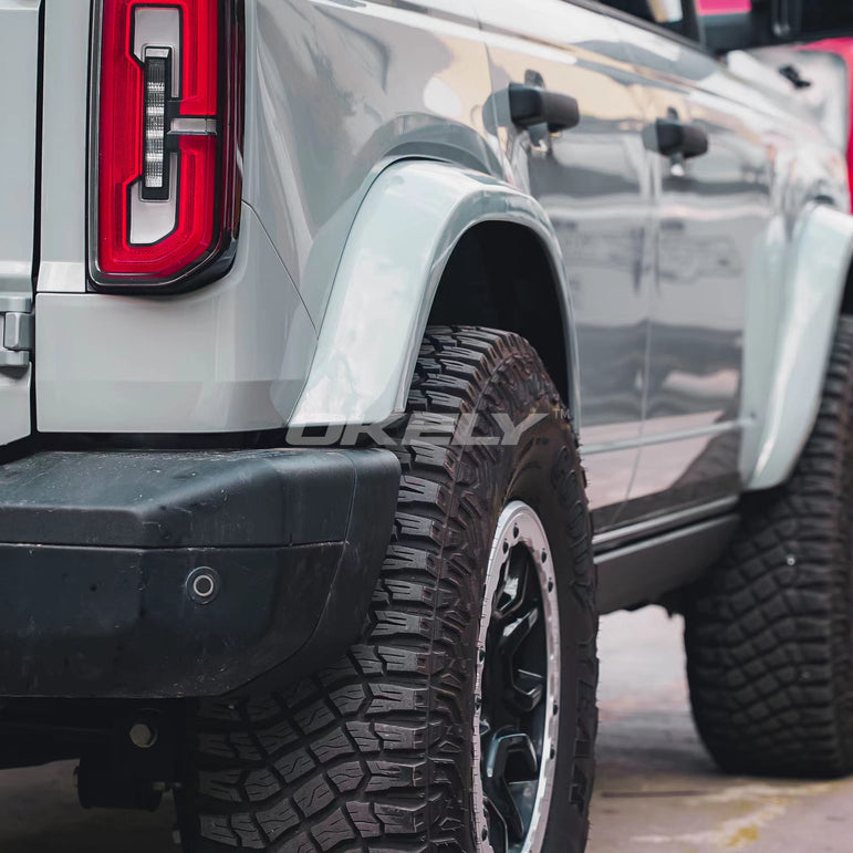 Square-Top Fender Flares *Color Matched | Ford Bronco Heritage/Everglades 2021–2026