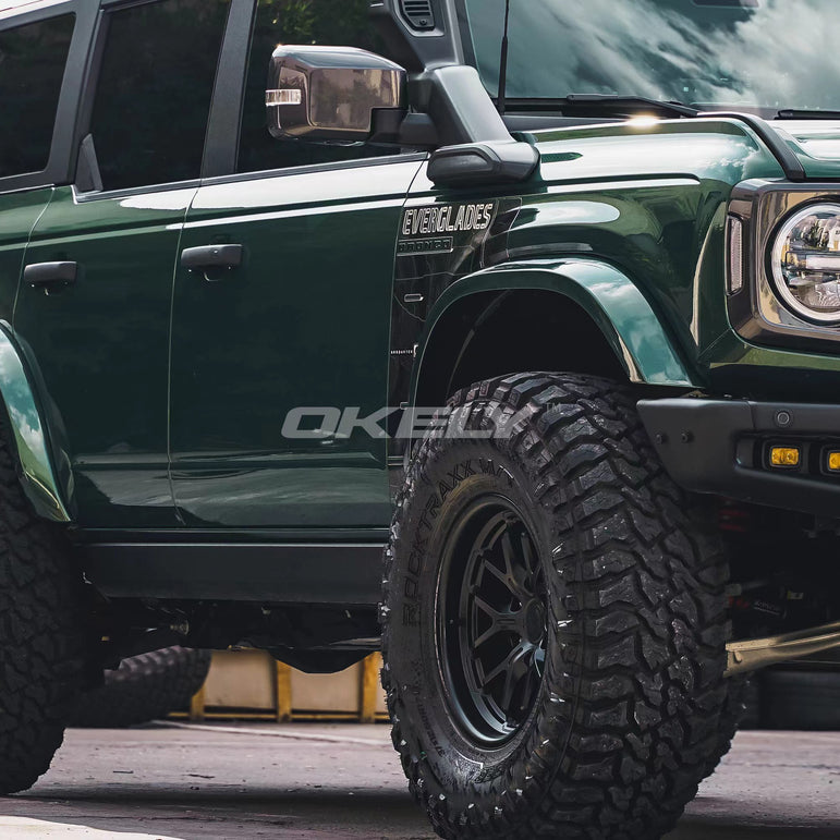 Square-Top Fender Flares *Color Matched | Ford Bronco Heritage/Everglades 2021–2026