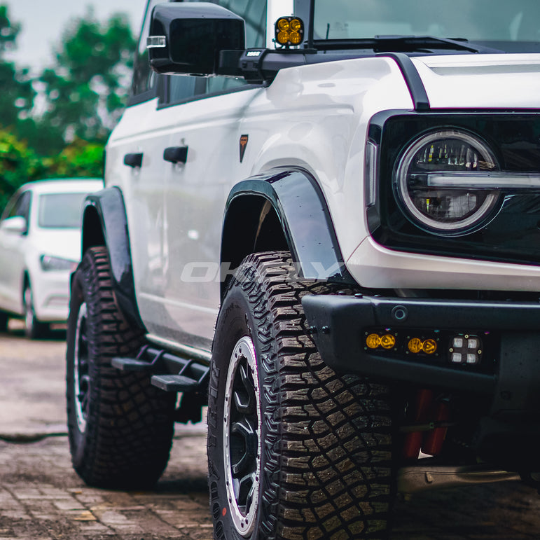 Square-Top Fender Flares *Color Matched | Ford Bronco Heritage/Everglades 2021–2026