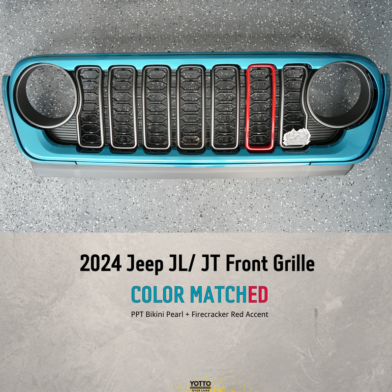 Custom Painted Front Grille – Refreshed Style fits Wrangler JL/ GladiatorJT