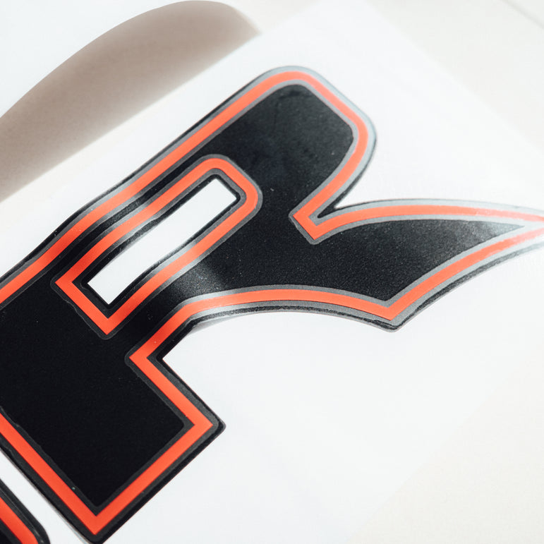 2024 F-150 Raptor Bedside Decal Code Orange Letter Only Fits 21-24