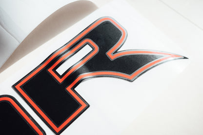 2024 F-150 Raptor Bedside Decal Code Orange Letter Only Fits 21-24