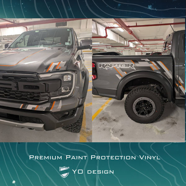 Ranger Raptor Code Orange Full Body Decal Set