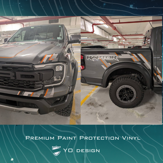 Ranger Raptor Code Orange Full Body Decal Set