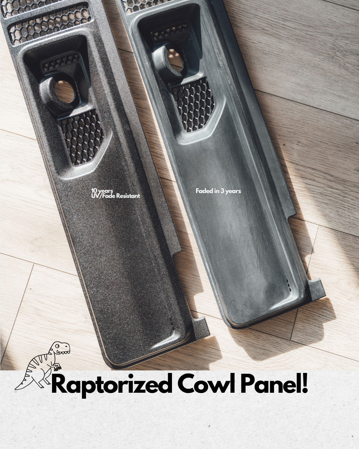Raptorized OEM Cowl Wiper Panel for Jeep JL/JT