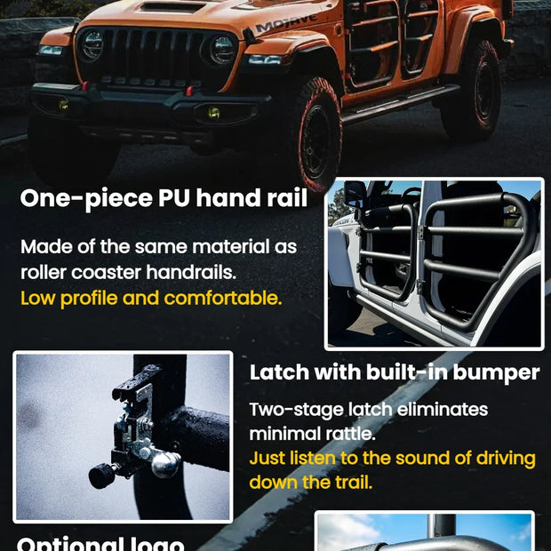 Exceed Fabrication Tube Door for Jeep Gladiator JT & Wrangler JL