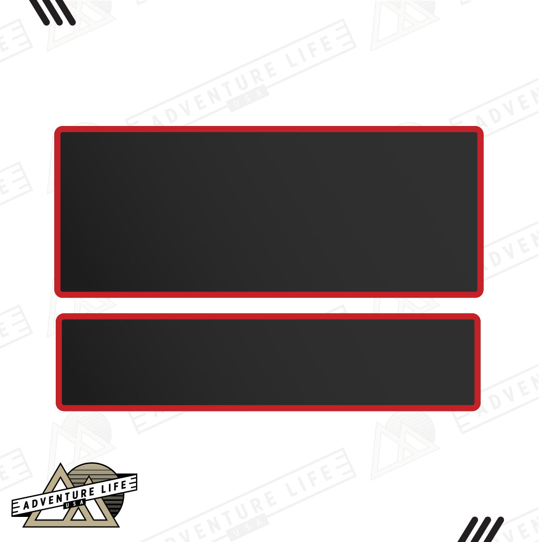 Sun Visor Decal Set – Covers OEM Warning Labels | Driver + Passenger Pair
