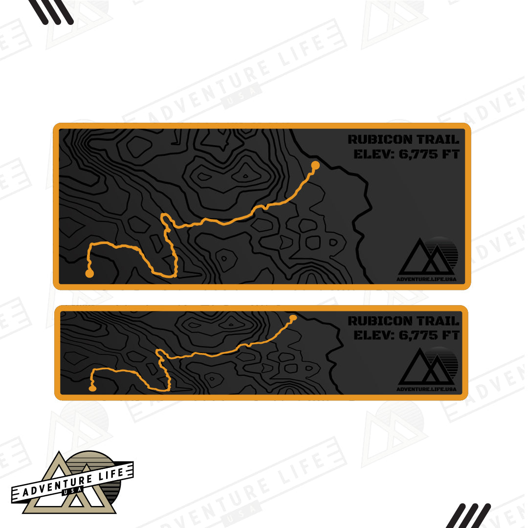 Sun Visor Decal Set – Covers OEM Warning Labels | Driver + Passenger Pair