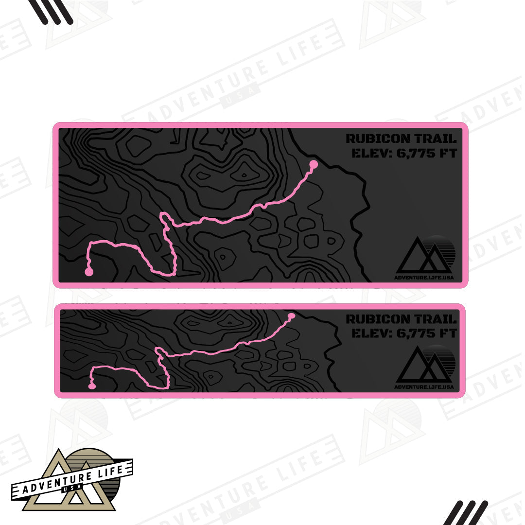 Sun Visor Decal Set – Covers OEM Warning Labels | Driver + Passenger Pair